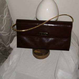 Enzo Angiolini patent leather clutch